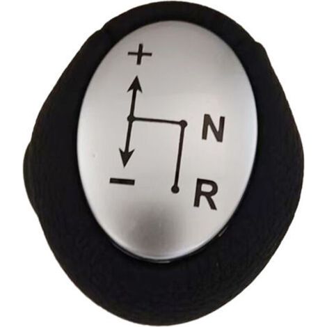 Pommeau de levier de vitesse de voiture de remplacement pour Mercedes Benz Smart ForTwo Cabrio 451 2007-2019-argent