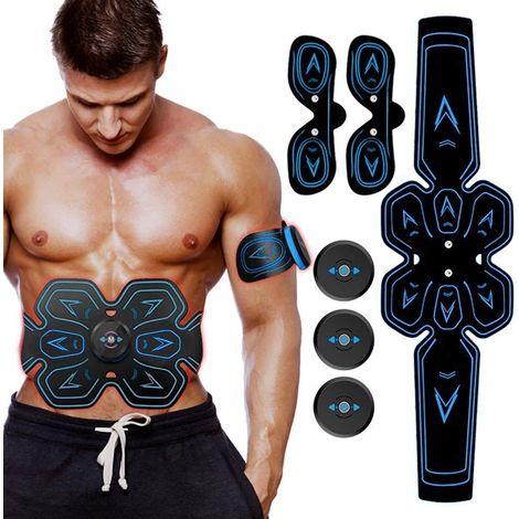 Electroestimulador de silicona recargable ABDOMINAL MUSCULAR para ABS y Brazos