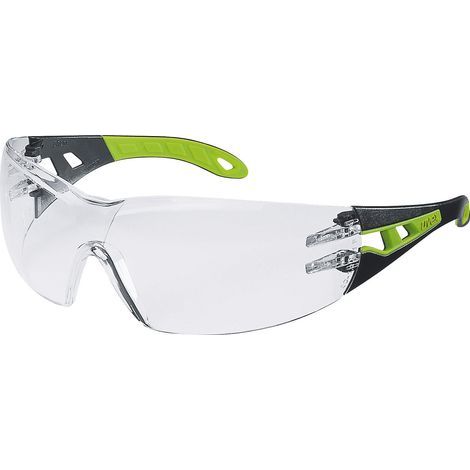 Lunettes de Protection, Oculaire PC Incolore, Normes EN 166 & 170, Lentilles Antibuée, Résistantes aux Rayures - Produits Chimiques, Protection anti-UV400, Légeres (1/5)