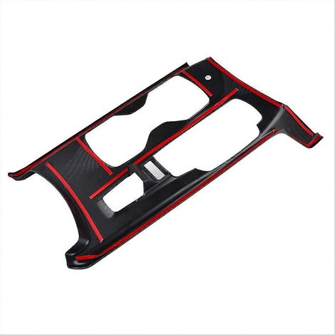 Carbon Fiber Habillage Cadre Panneau Intérieur Autour Levier de Vitesse Garniture (1/5)