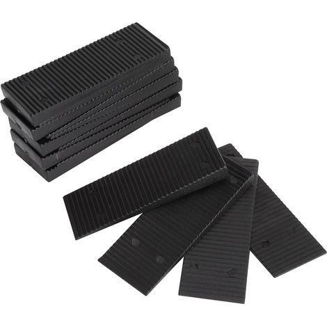 Cales Meubles Plastique Nivellement Réglable Antidérapante Empilable Découpable Stabilisation - Cale pour Machine à Laver Meubles Cuisine Salle de Bain Fenêtres Portes Bricolage Rénovation (1/5)