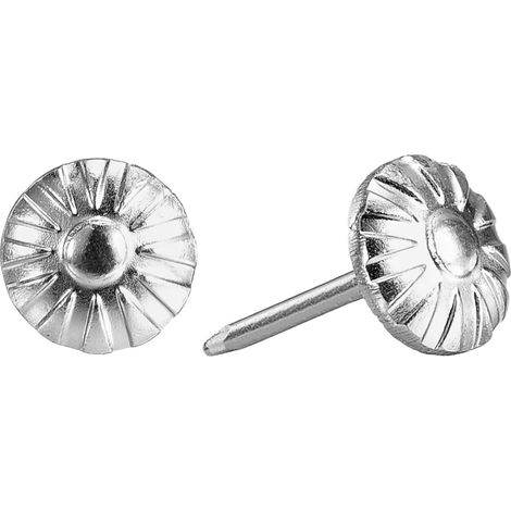 150Pcs Clous De Rembourrage Meubles 11x17mm Ton Argenté (1/5)