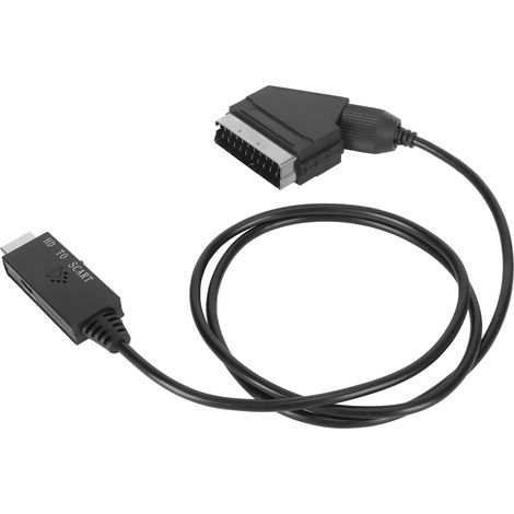 Câble Adaptateur HDMI vers Scart pour Téléviseur, Magnétoscope, Lecteur DVD - Prise en charge PAL/NTSC (1/5)