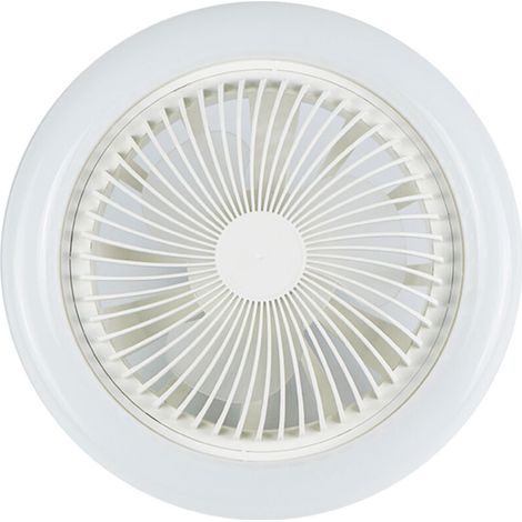 Ventilateur Plafond E27 - 3 Vitesses - Abat-jour Acrylique - Pour Chambre Enfant - 6500K - 1 Pièce (1/5)