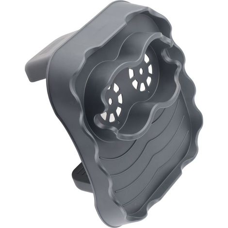 Verstellbare Spa-Ablage mit Clip – Rutschfeste TPU-Ablage mit Abflussloch – 2 Becherhalter – für Badewanne, Pool und Whirlpool – Wiederverwendbarer Ständer (1/5)