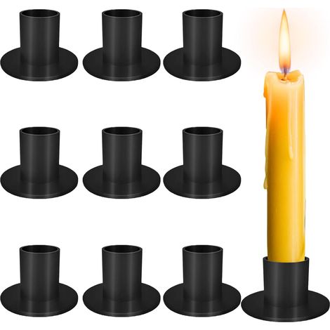 CCYKXA  Pcs Black Candle Holders, Candle Holders, Chandelier Candlesticks, Black Chandelier, Modern Metal Candle Holders, for Centerpieces, Parties, Weddings, Dinners, Home Decorations (1/5)