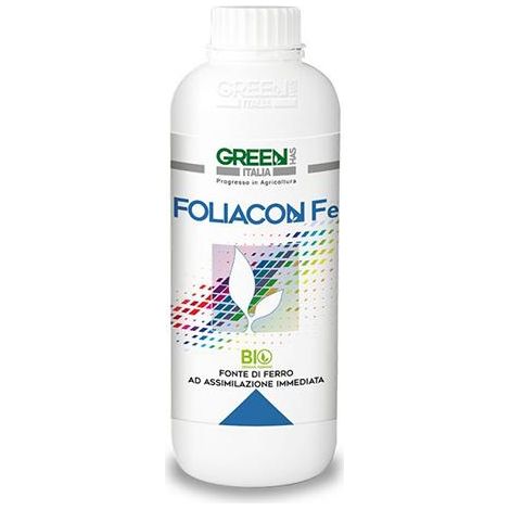 Foliacon Fe (Amminoacidi, peptidi e ferro) (1 kg), concime liquido per piante e fiori (1/3)