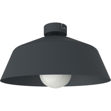 LUMICOM  TOKYO Plafoniera, 1xE27, max 42W, metallo, antracite, D.35cm (1/2)