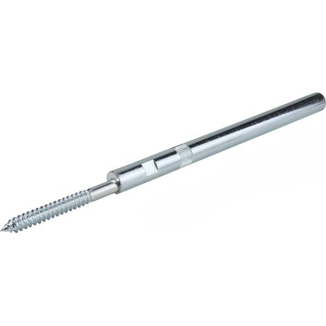 Équerre étagère invisible 16 cm galvanisée avec filetage - Par (1/5)