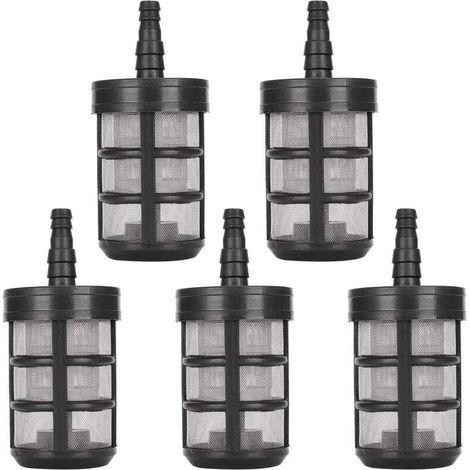 5 PCS Filtre de Tuyau d'arrosage DBAILY Acier Inoxydable Pompe D'aspiration D'eau Filtre Cryptage à Double Couche (1/5)