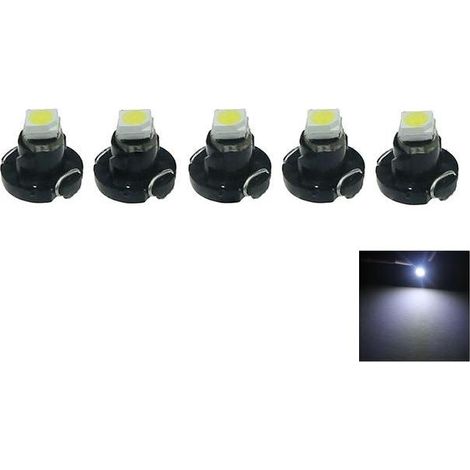 Lot de 5. Puces LED blanches, éclairage de tableau de bord. (1/3)
