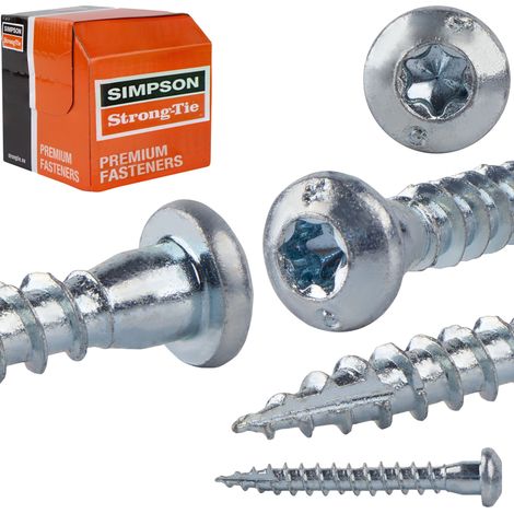 Viti per connettori SIMPSON testa Torx - Ø5x35 mm - Scatola da 250 pezzi - CSA5.0X35