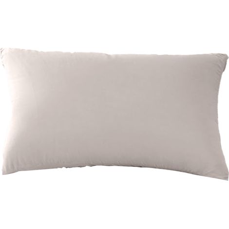 Taie d'oreiller en coton, simple, unie, confortable et douce, adaptée à de nombreuses occasions. (1/5)
