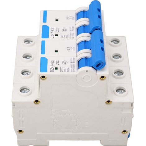 Disjoncteur à verrouillage BERM, montage sur rail DIN, sectionneur, protection par interrupteur pneumatique 2P 32A 400V (1/5)