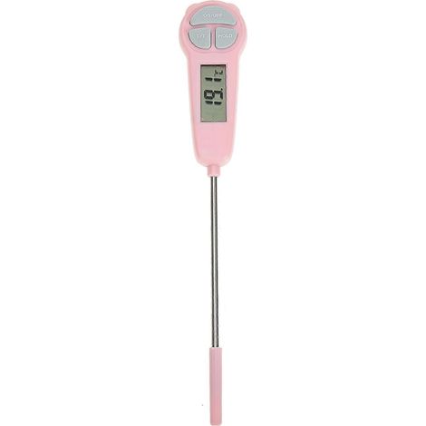 Thermomètre de cuisson numérique à sonde pour viande, thermomètre de friture portable-20.30X3.50X1.50CM-Pink (1/3)