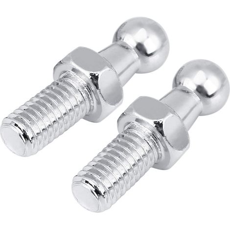 Boulons à tête sphérique- paquet de 2- boulons à tête sphérique en acier inoxydable- M8- adaptés aux capuchons à tête sphérique des ressorts à gaz automobiles. (1/5)