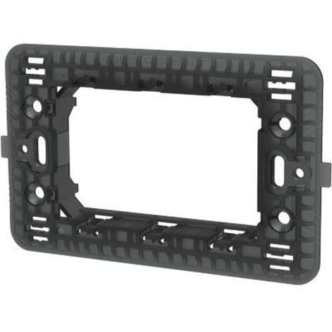 Aigostar Supporto Portafrutto 3 Moduli compatibile BTicino Matix 8 Pezzi