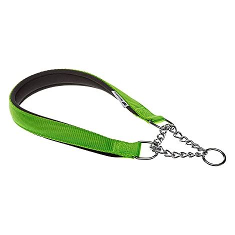 Ferplast DAYTONA CSS Collare a semistrangolo con imbottitura soft. In vari colori e misure.. Variante CSS15/45 - Misure: A: 45 cm - B: 15 mm - Verde acido