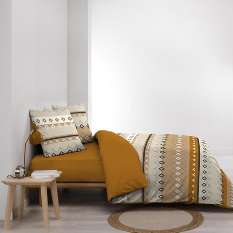 Housse de couette 240x220 + 2 taies 100% coton