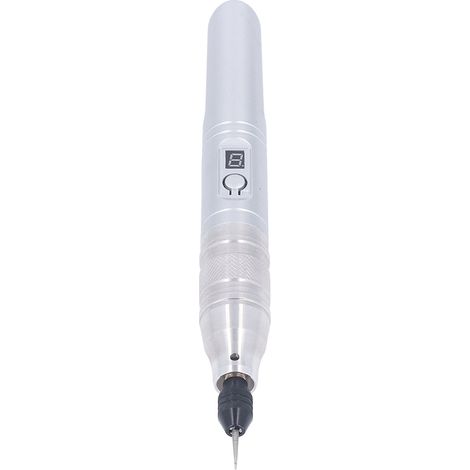 Stylo Graveur Miniature pour Métal et Bijoux, Kit de Gravure DIY 3.7V avec Vitesse Variable 3500‑13000 tr/min (1/5)
