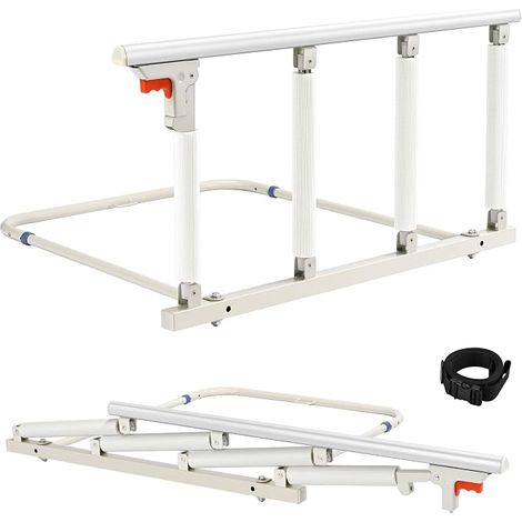Adult Bed Barrier, Folding Safety Barrier for Elderly, Safety Bed Rail, Anti-Fall Grab Bar, for the Elderly with Disabilities (92 x 45 cm) (1/5)
