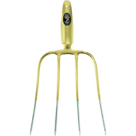 4-zinkige Gartenforke mit ergonomischem Griff