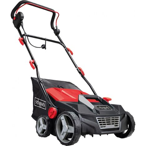 Arieggiatore scarificatore elettrico 38cm cestello 45l 16-24 lame Scheppach sc38