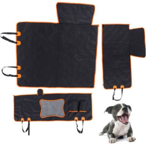Tapis de voiture pour animaux de compagnie Tapis de voiture pour chien imperméable et antidérapant Housse de siège pour animal de compagnie amovible Convient aux voitures, camions et SUV