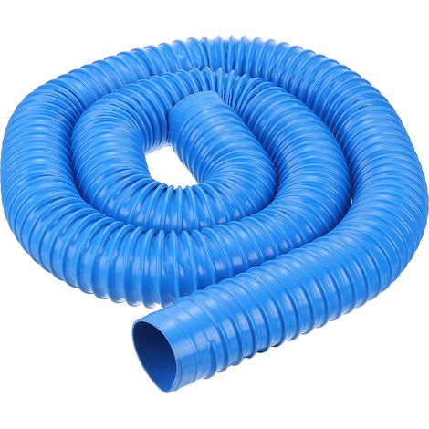 PVC Flexible Aspirateur Nettoyant Tuyau, 50mm ID 2m Longueur Poussière Collection Tuyau Utilisation avec Poussière Collecteurs pour Industriel Travail Bois Nettoyant, Bleu (1/5)