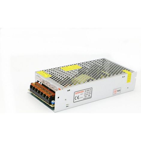 12V 10A 120w alimentation transformateur Avec protection contre les courts-circuits et les surcharges Pour l'automatisation industrielle Éclairage LED Surveillance AC220V à DC12V (1/5)