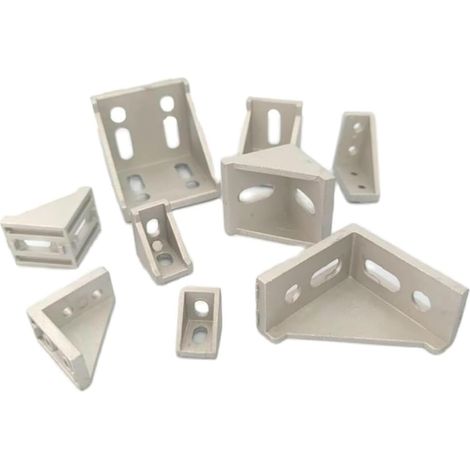 Équerres de fixation d'angle en aluminium, support de joint à angle (1/5)