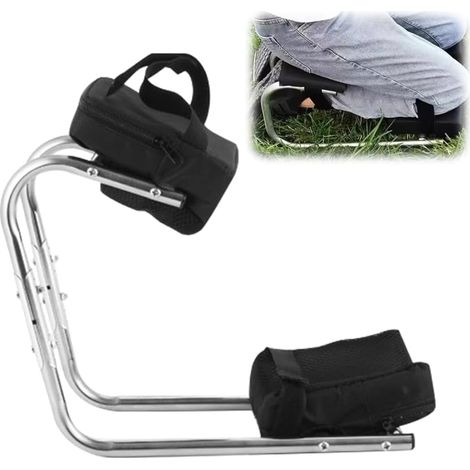 Siège à genoux réglable pour le jardinage, tabouret de jardin ergonomique avec sangles , chaise portable pour travaux de cour, réparations, pêche, soutien confortable pour le dos des genoux (1/5)