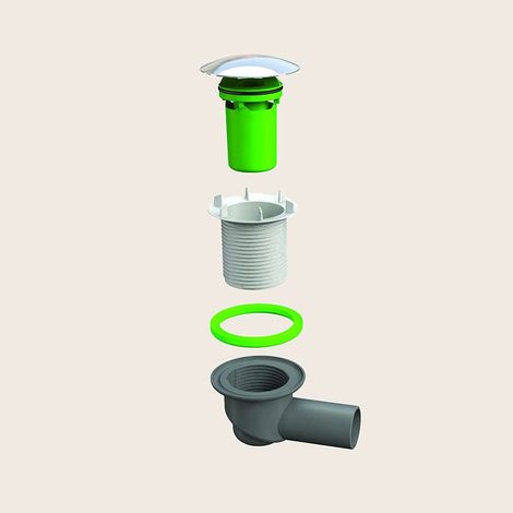 Exagonshop Piletta per piatti doccia scarico 40 mm Francesino 83