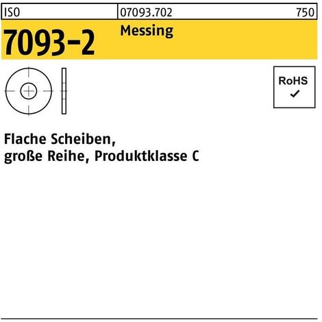 Rondelle DIN 9021 8,4x24x2 laiton 500 pièces