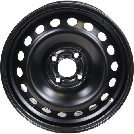 Llanta de acero negra Renault Kangoo II 08 6.0J X 15"  ET44  4 X 100 CH60 (1/4)