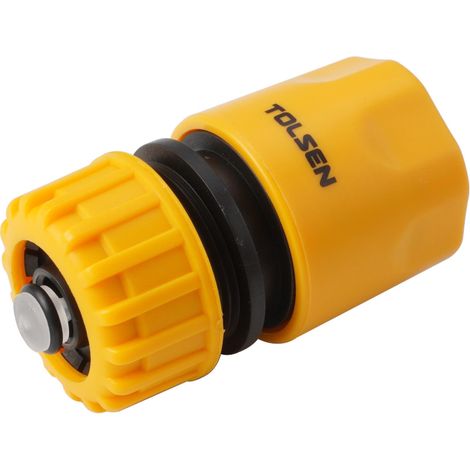 CONNETTORE POMPA CON SISTEMA ACQUA STOP 1/2" TOLSEN