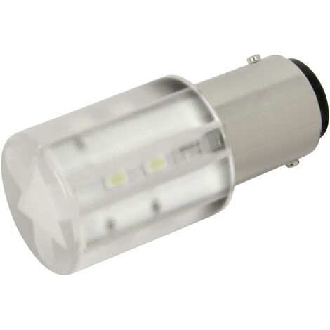 CML Innovative Technologies 1856035W Voyant de signalisation LED blanc froid BA15d 24 V/DC, 24 V/AC 1400 mcd (1/2)