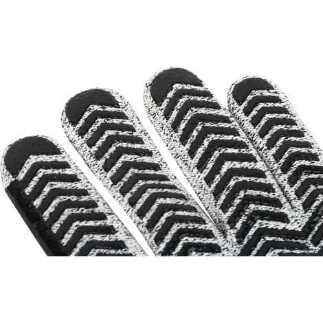 Gants anti-coupures PE5, gants anti-coupures antidérapants en silicone à picots, gris chiné, 13 aiguilles (1/5)