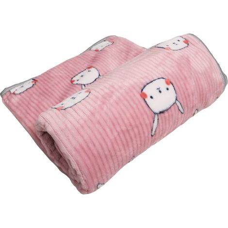 Couverture Pour Animaux - Flanelle Épaisse Chaude Et Douce Avec Motif Pattes - Tapis De Couchage Pour Chiens Et Chats - 70 x 50 cm - 1 Pièce
