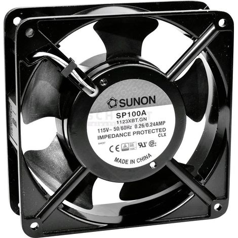 Ventilador axial Sunon A2123HST negro 120x120x38 mm