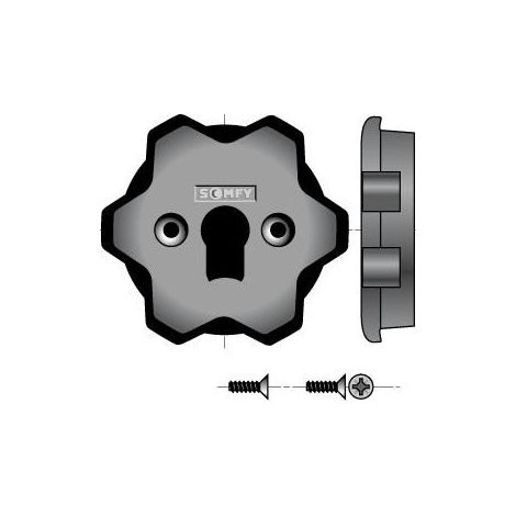 Support interface LS40/LT50 pour moteurs Somfy Ø40mm 9500659