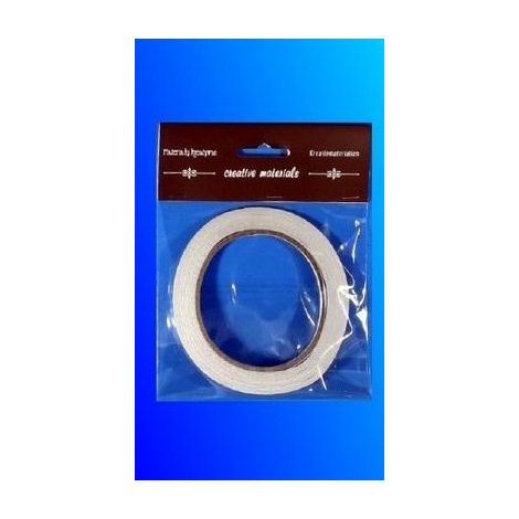 Doppelseitiges, transparentes Klebeband, 3 mm