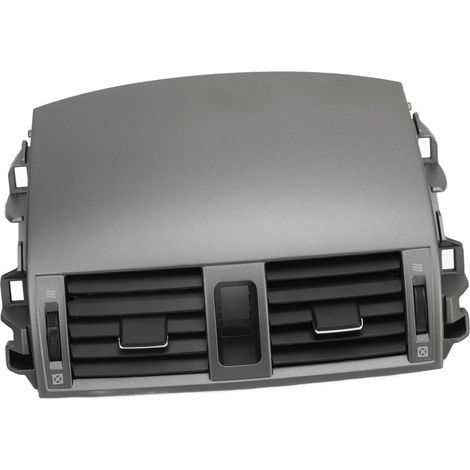 Sortie d'air central tableau de bord pour Toyota Corolla 2007-2013, grille ventilation climatisation intérieure, panneau buse AC, remplacement 55670-02160, noir, 1 pièce (1/5)