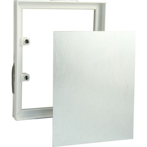 Fliesenrahmen Trägerpl.+Magnet Stahlblech verzinkt, 206x256mm
