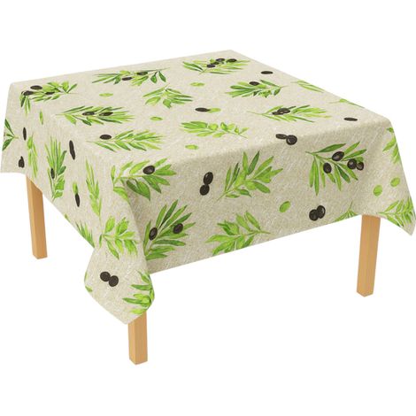 Rotolo tovaglia decorativa in PVC – modello mediterraneo Materiale: PVC con supporto tessile (45 g/m²)  Dimensioni rotolo: 1,37 × 20 m Breckner Germany (1/5)
