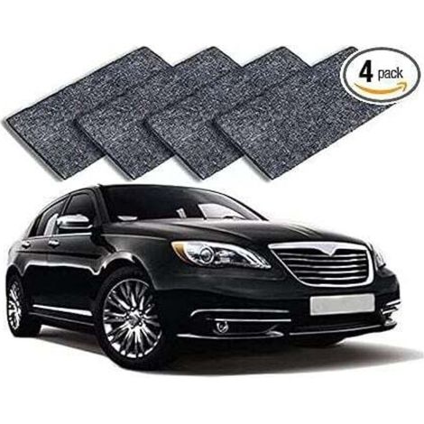 Panno Nano Sparkle, 4 pezzi, 2023 Nanosparkle Antigraffio, Panno per riparazione graffi auto, Panno multifunzionale per lucidatura superfici, Panno lucidante per riparazione graffi auto.
