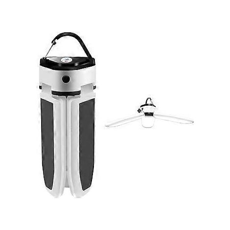 Lanterne de camping rechargeable, 30 W, 1000 lumens, 5 modes, lampe de camping pliable et suspendue, lampe portable pour terrasse, jardin, barbecue et randonnée (suspension magnétique) (1/5)