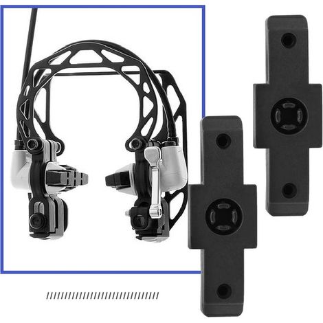 Set di 4 pastiglie freno di ricambio per bicicletta - Pastiglie freno per bicicletta - Adatte per HS11 HS22 HS24 HS33 HS66 - Tappi freno in gomma da corsa - Pastiglie freno - Accessori per bicicletta (1/4)