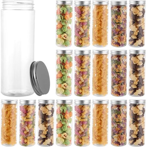 Vorratsdosen Deckel Luftdicht BPAfrei Transparent 20er Set - 310ml (1/5)