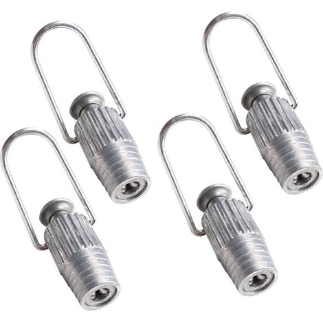 CCYKXA4 Pièces en Métal Corde À Linge Tendeur Tendeur De Corde À Linge de Corde en Aluminium Tendeur Poulies Et Fixe Vêtements Lignes Poignées De Vêtements (1/5)